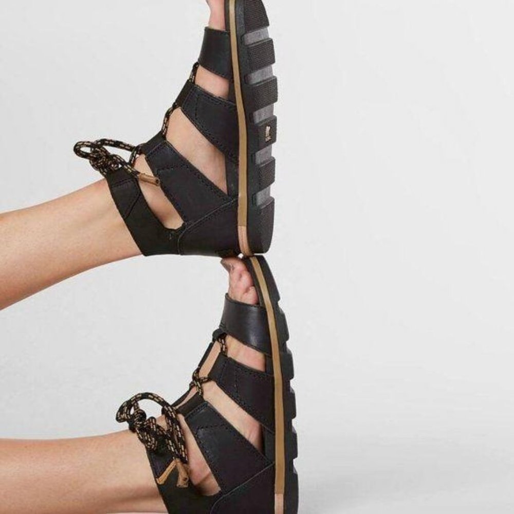 Sorel Torpeda Lace II Black Gladiator Sandal